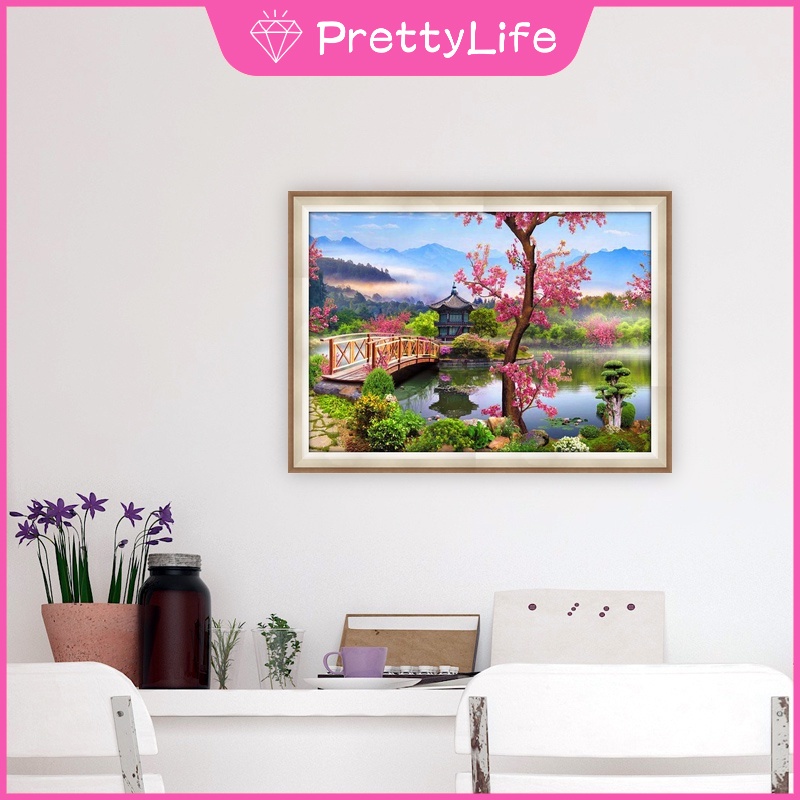 Bộ Tranh Đính Đá 5D Tự Làm Hình Bản Đồ Nhật Bản 2022 40x30cm