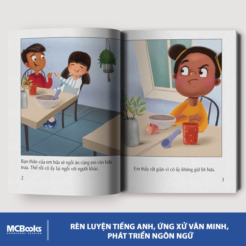Sách Giỏi Tiếng Anh Vui Ứng Xử Feeling Angry MCBooks