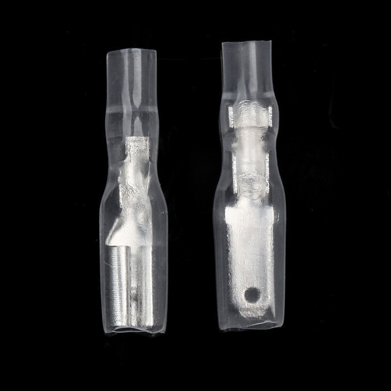 200 chiếc 2.8/4.8/6.3mm thiết bị đầu cuối uốn/ 50 chiếc đầu nối ổ cắm/ 50 chiếc đầu nối đầu cắm/ 100 miếng cách nhiệt