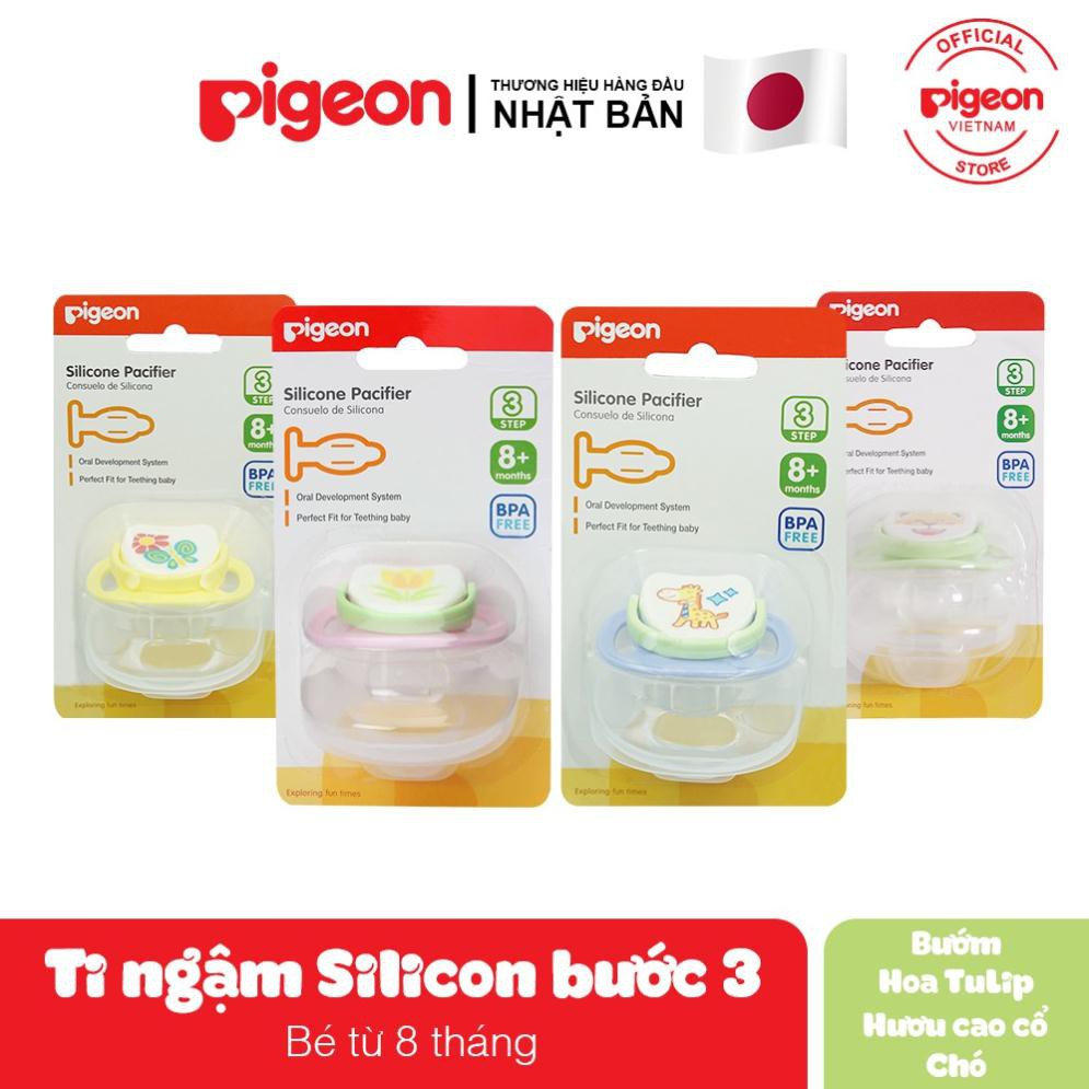 Ti ngậm silicone Pigeon bước 3 ( 8 tháng +)