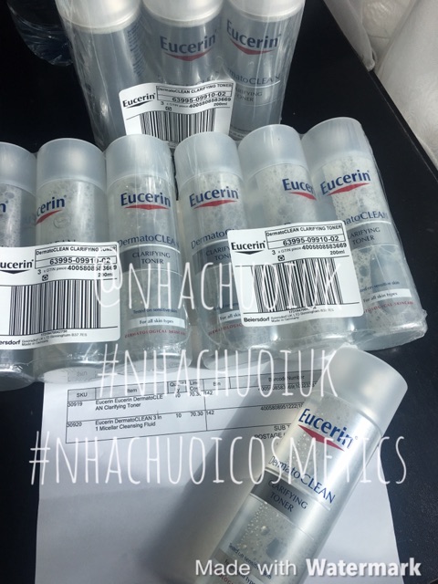 TONER Nước hoa hồng làm sạch da Eucerin Dermato Clean cho da thường và da nhạy cảm | BigBuy360 - bigbuy360.vn
