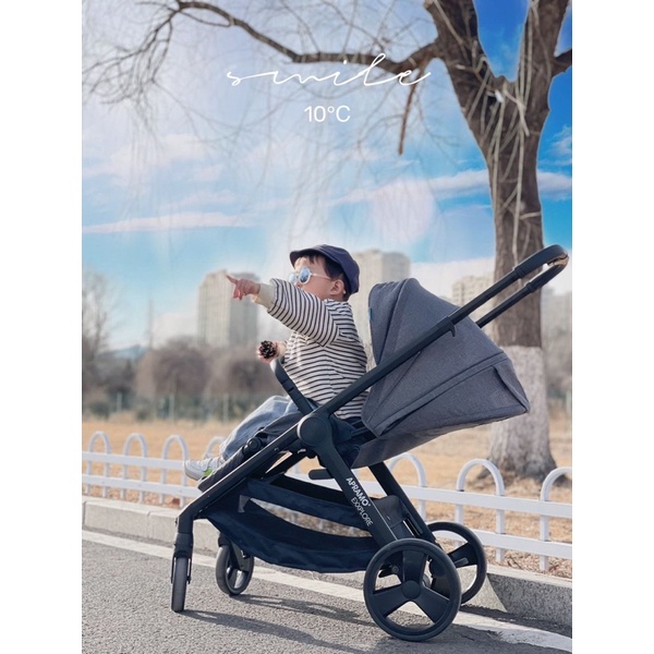 XE ĐẨY TRỢ LỰC CAO CẤP APRAMO EXXPLORE STROLLER BẢN QUỐC TẾ FULLBOX