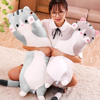 Gối Ôm Gấu Bông Mèo Dài Siêu Mịn TNB245 Quà Tặng Sinh Nhật Giáng Sinh Siêu Dễ Thương, Quà Tặng Người Yêu- Do_luu_niem