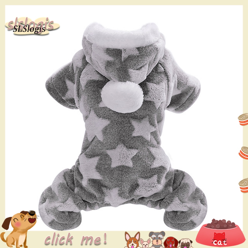 Áo Khoác Nỉ San Hô Giữ Ấm Cho Chó Cưng
