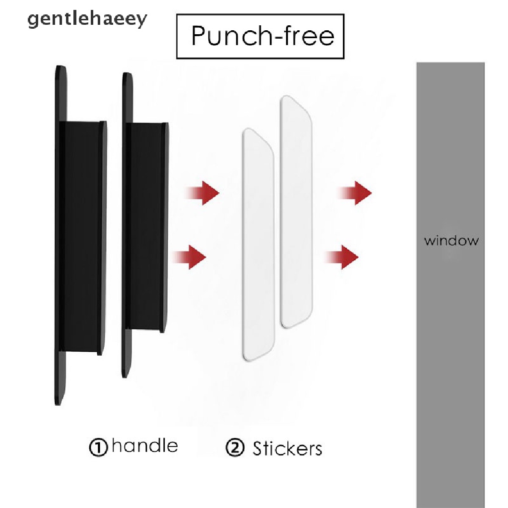 Tay Cầm Đẩy Cửa Kính Hình Chữ Nhật