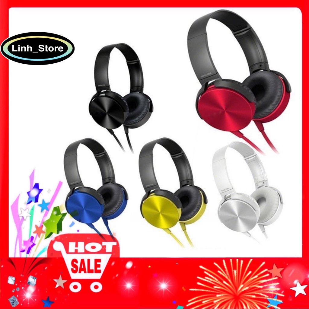 Tai Nghe Chụp Tai Headphone Âm Bass Cực Mạnh