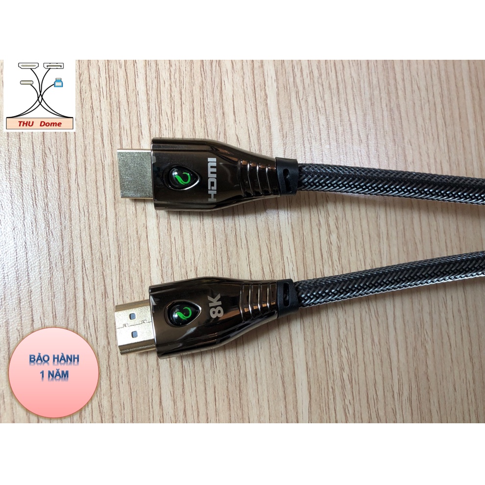 Cáp HDMI 2.1 hỗ trợ 8K/60Hz dài 3m/5m