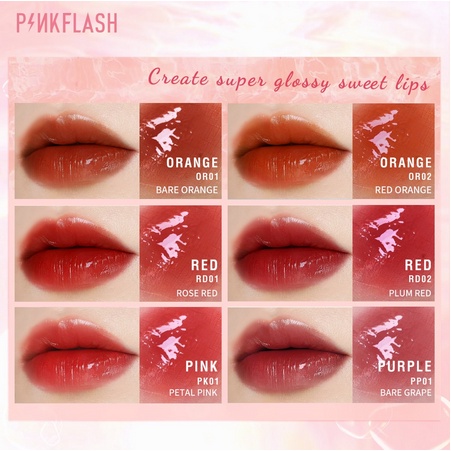 [Hàng mới về] Son bóng PINKFLASH trang điểm môi đẹp mắt chống dính dưỡng ẩm lâu trôi | BigBuy360 - bigbuy360.vn