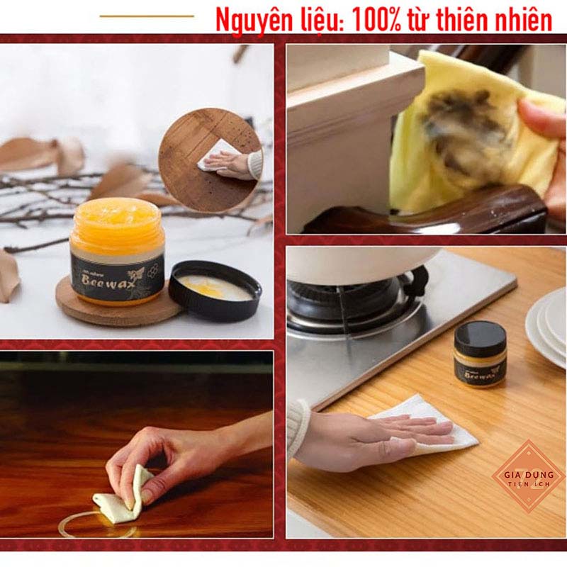 Sáp Ong BeeWax Chuyên Gia Đánh Bóng Sàn Gỗ - Các Loại Bàn Ghế Gỗ [ SÁP BEE]