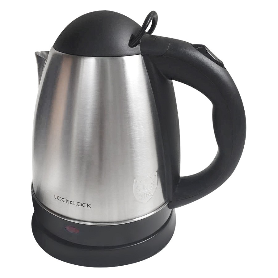 Ấm Đun Siêu Tốc Lock&Lock EJK228BLK 1.5L, Thép Không Gỉ, Màu Đen