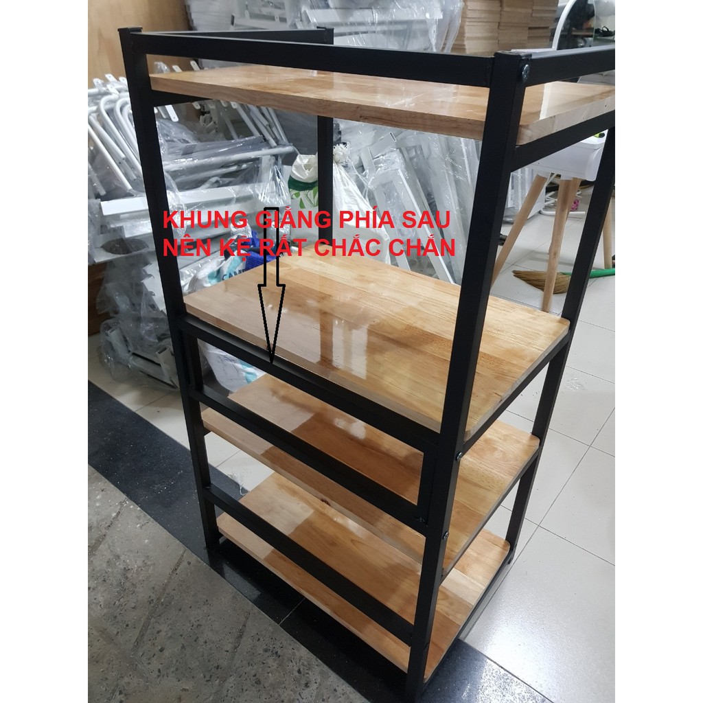 KỆ BẾP VÁN GỖ CAO SU chống nước 3 4 5 TẦNG TIỆN LỢI HÀNG VN CHẮC CHẮN | BigBuy360 - bigbuy360.vn