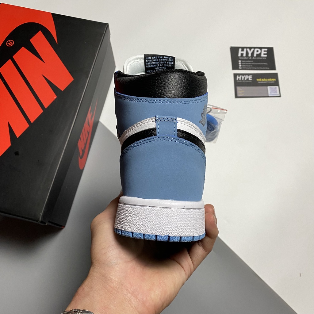 Giày Jordan 1 High University Blue  - Hype Sneaker | Phiên bản 1:1 chuẩn