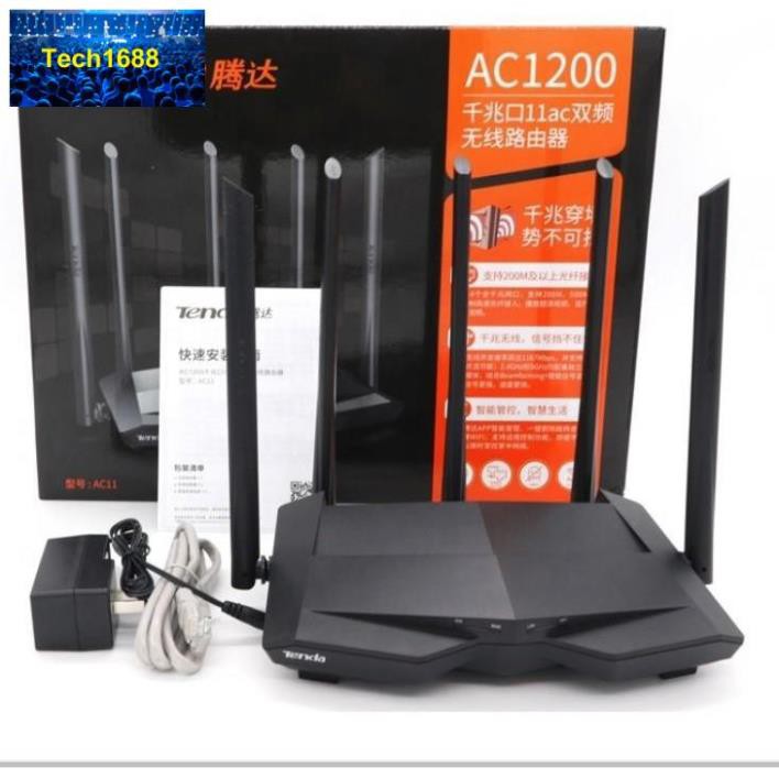 Các Bộ Phát Wifi Tenda AC1200 : AC11, AC10, AC7, AC6, AC5 - Nhiều Râu, Sóng Khoẻ