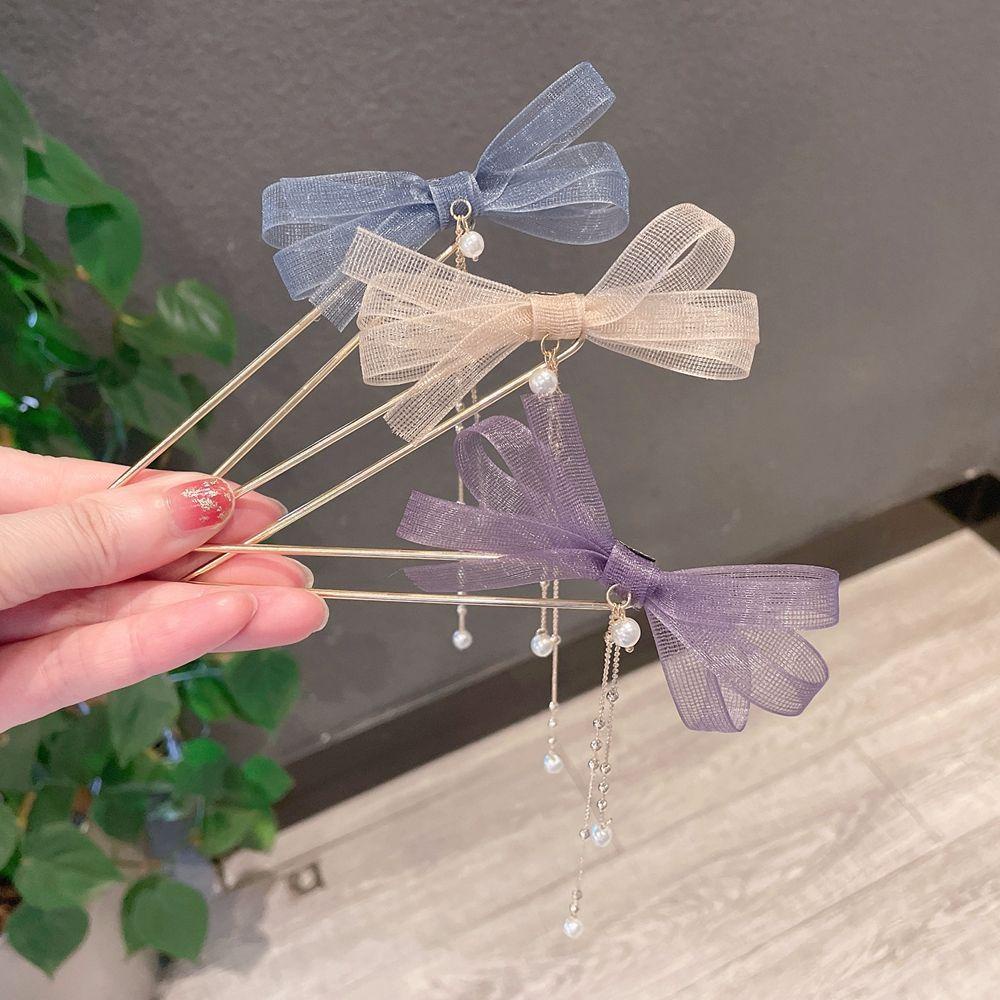 Trâm Cài Tóc Bằng Hợp Kim Hình Chữ U Phong Cách Cổ Điển