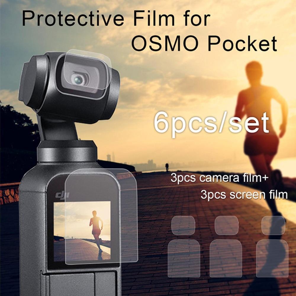 Phim Dán Bảo Vệ Camera 6ocs Dji Osmo Pocket 1 2 4k Cho Drone