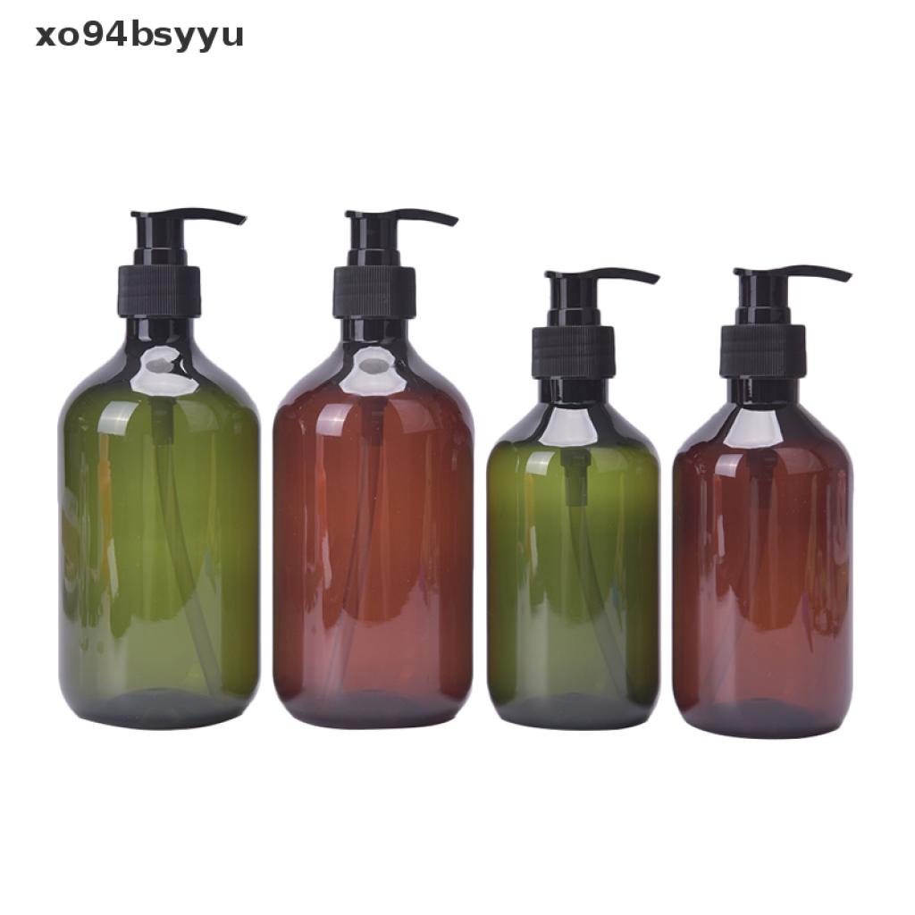 Chai Nhựa Rỗng Màu Hổ Phách Kèm Đầu Bơm Mẫu Thử Xo94Bsyu