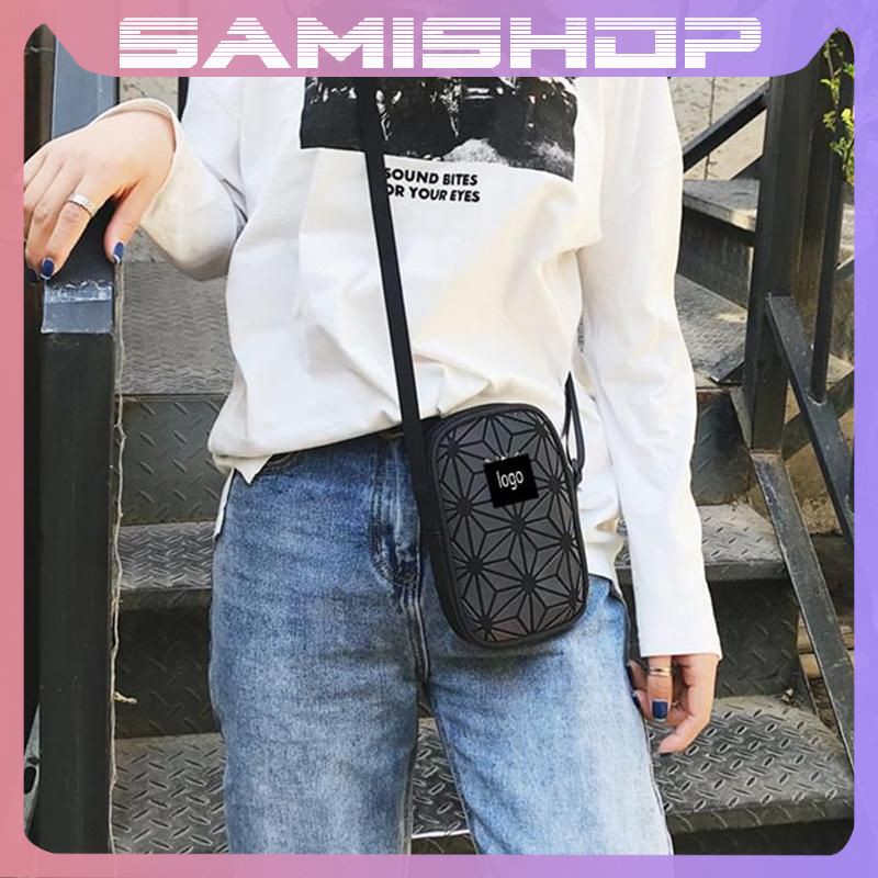 Túi đeo chéo nam nữ bao tử phản quang đựng điện thoại và đi du lịch phong cách Hàn Quốc TD2063 | BigBuy360 - bigbuy360.vn