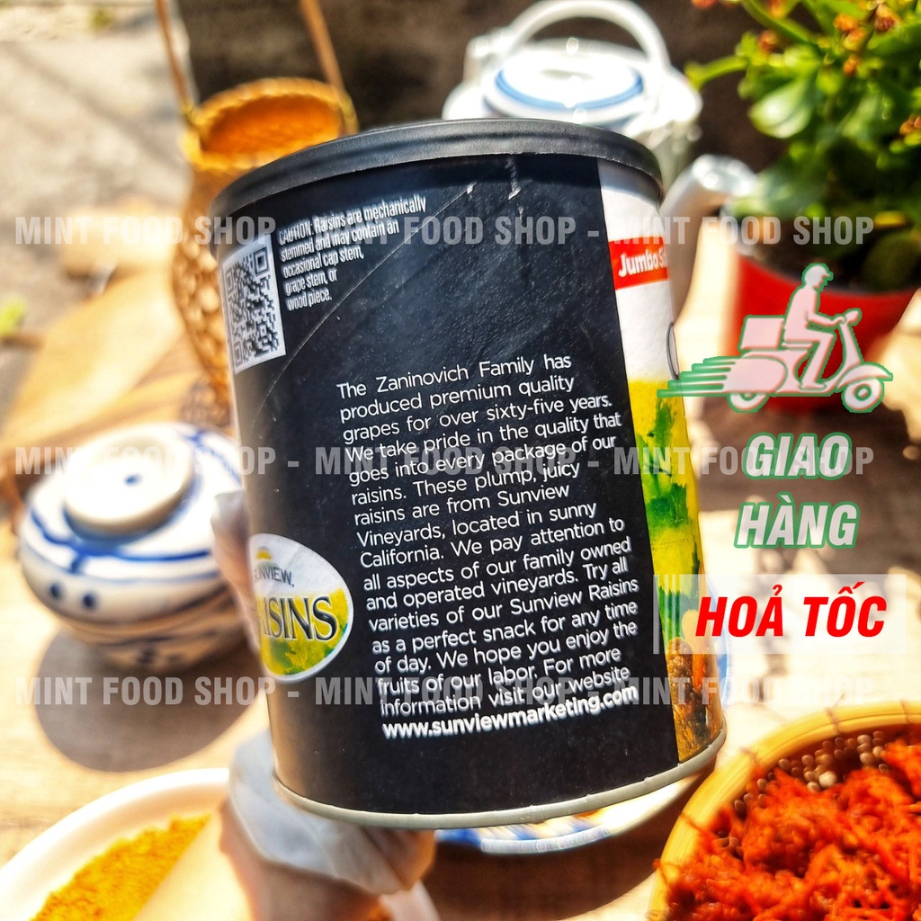 Nho Sunviews Raisins Mix Màu Thập Cẩm - Nho Khô Mỹ
