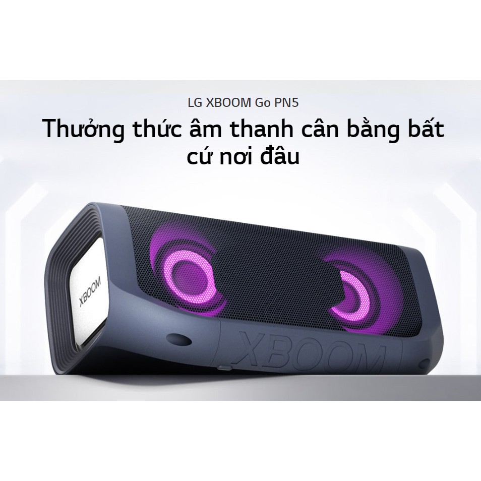 Loa Bluetooth Di Động LG XBOOM Go PN5 - Hàng Chính Hãng - Màu Xanh Đen