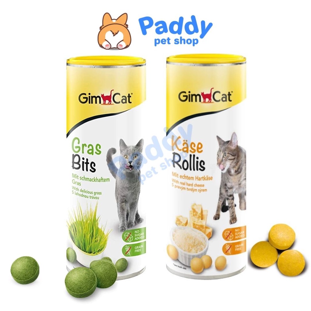 Viên Cỏ Mèo &amp; Phô Mai GimCat Snack Cho Mèo (Nhập Khẩu Đức)