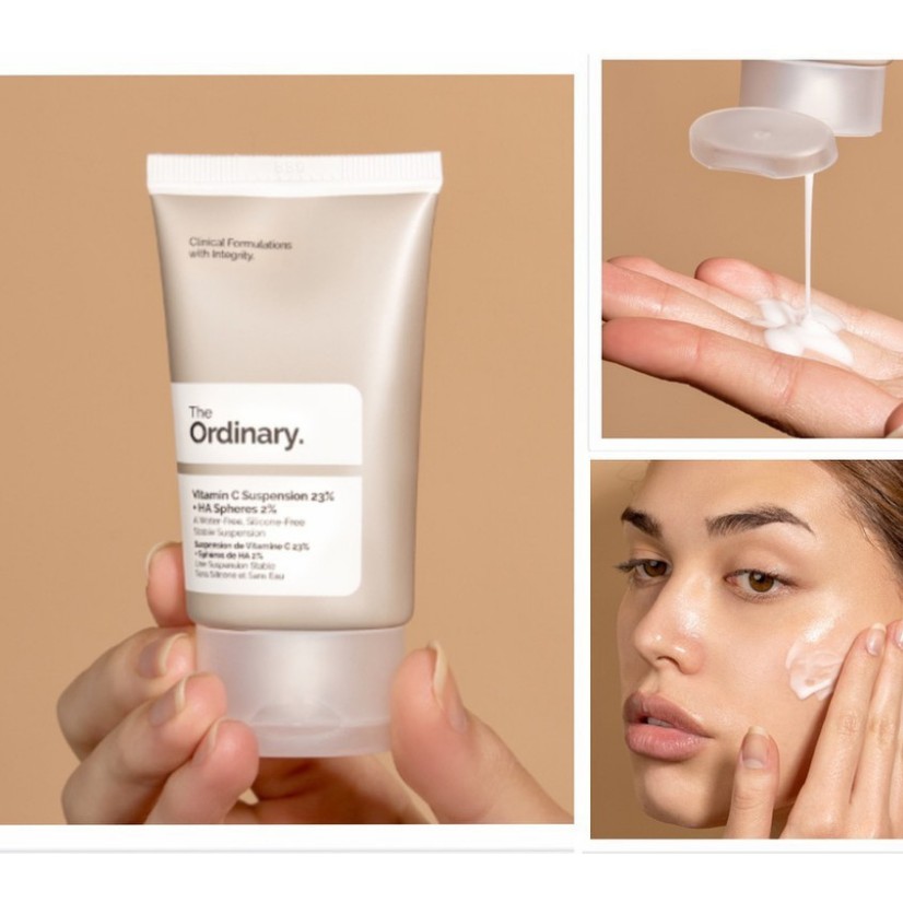 [ shop mới ưu đãi ]  The Ordinary Vitamin C Suspension 30% In Silicone,  giảm các nếp nhăn và làm mờ các vết sẫm và sẹo