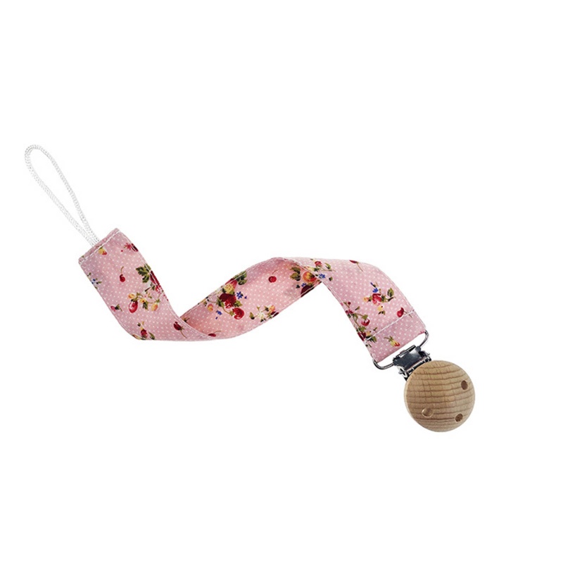 Giá Đỡ Núm Ti Giả Dạng Chuỗi Kẹp DIY Bằng Cotton Mềm Mịn Dành Cho Bé Sơ Sinh