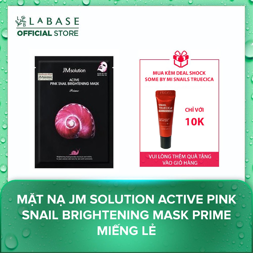 Mặt Nạ Giấy JM Solution Sheet Mask (các màu) 30ml/miếng [Hàng nhập khẩu chính hãng]