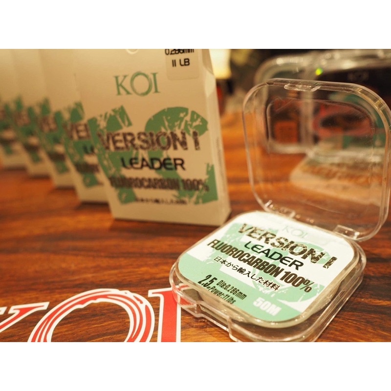 Cước Koi làm thẻo, leader chống sốc chất liệu Flurocacbon chính hãng