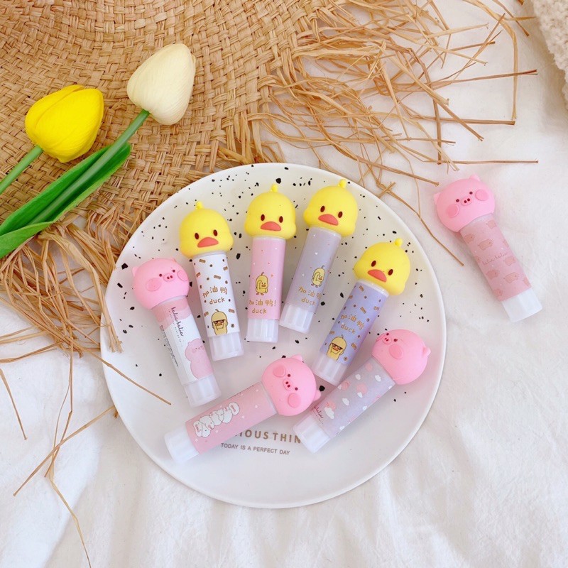 Keo dán,hồ dán giấy khô cute ngộ nghĩnh cho học sinh, bé trẻ nhỏ làm đồ thủ công