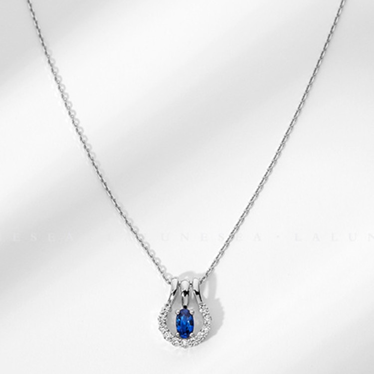 Vòng Cổ Bạc Hình Móng Ngựa Hoang Dã Độc Đáo Đính Đá Cho Nữ DB2667 Bảo Ngọc Jewelry