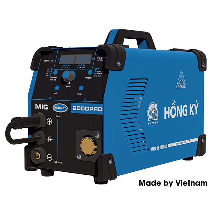 Máy Hàn Mig điện tử inverter đa chức năng Hồng Ký MIG 200D PRO  - Hàng chính hãng