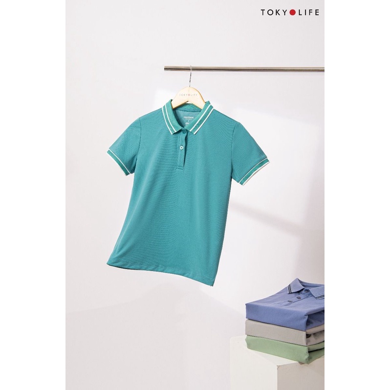 Áo Polo Nữ phông cộc tay, vải cotton thoáng khí TOKYOLIFE I9POL003K