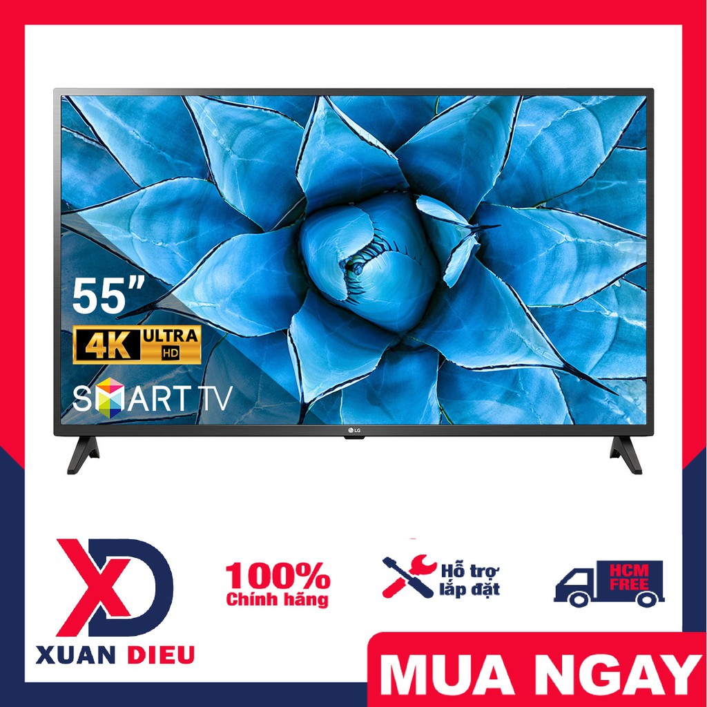 Smart Tivi LG 4K 55 inch 55UN7300PTC -Tính năngHDR ,Youtube.Bảo hành 2 năm.Giao miễn phí HCM,giao trong ngày