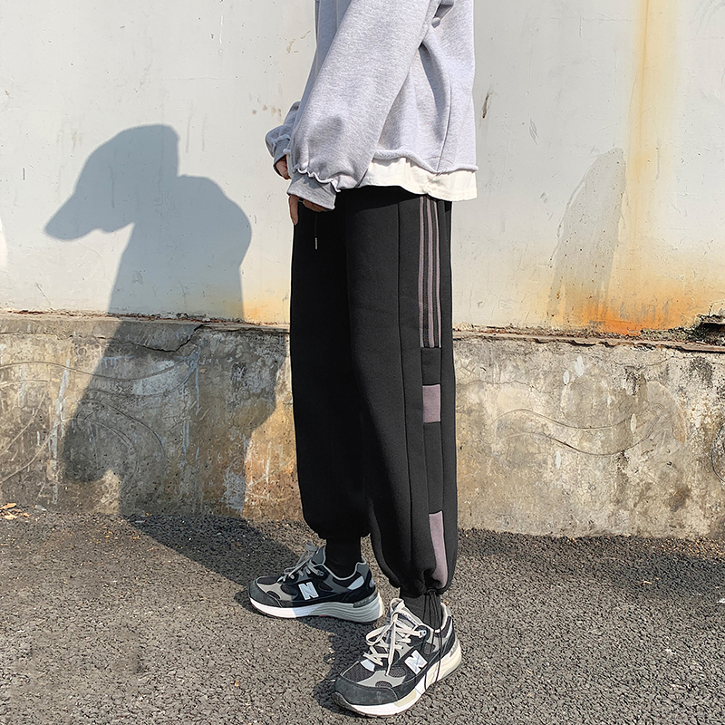Quần Thể Thao Dáng Rộng Phối Dây Rút Phong Cách Thời Trang Harajuku 2021 | BigBuy360 - bigbuy360.vn