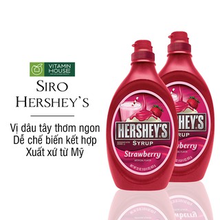 [VITAMIN HOUSE] Siro Vị Dâu Hershey's Mỹ