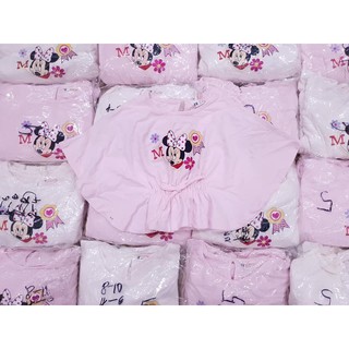 Áo cotton cánh dơi bé gái MICKEY dư xịn