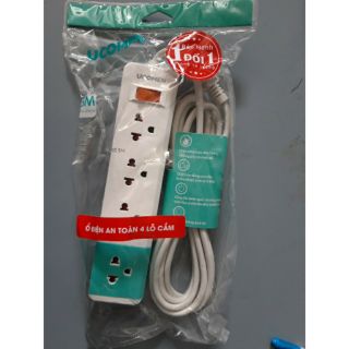 Ổ cắm điện Chống Giật - Chống Quá Tải thương hiệu Ucomen-Singapore dài 5m