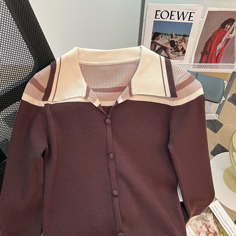 Áo Len Thiết Kế Mới Thời Trang Mùa Thu Đông Theo Phong Cách retro Dành Cho Nữ