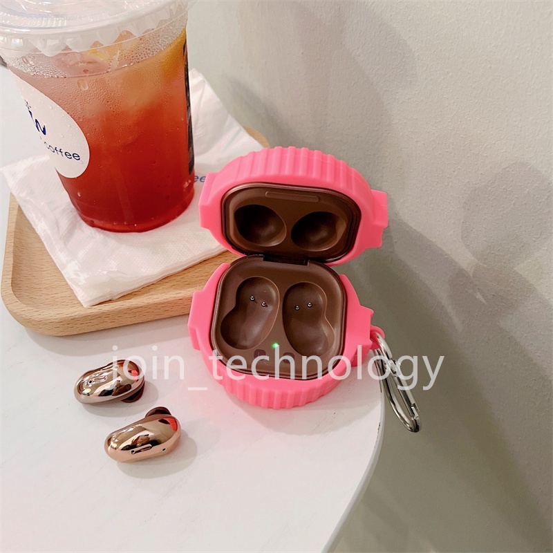 Vỏ Bảo Vệ Hộp Sạc Tai nghe không dây Samsung Galaxy buds 2 / buds Pro / buds Live Bằng silicone Mềm