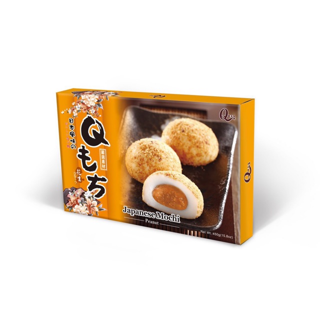 Bánh Mochi Qidea vị trà xanh/mè đen  210gr