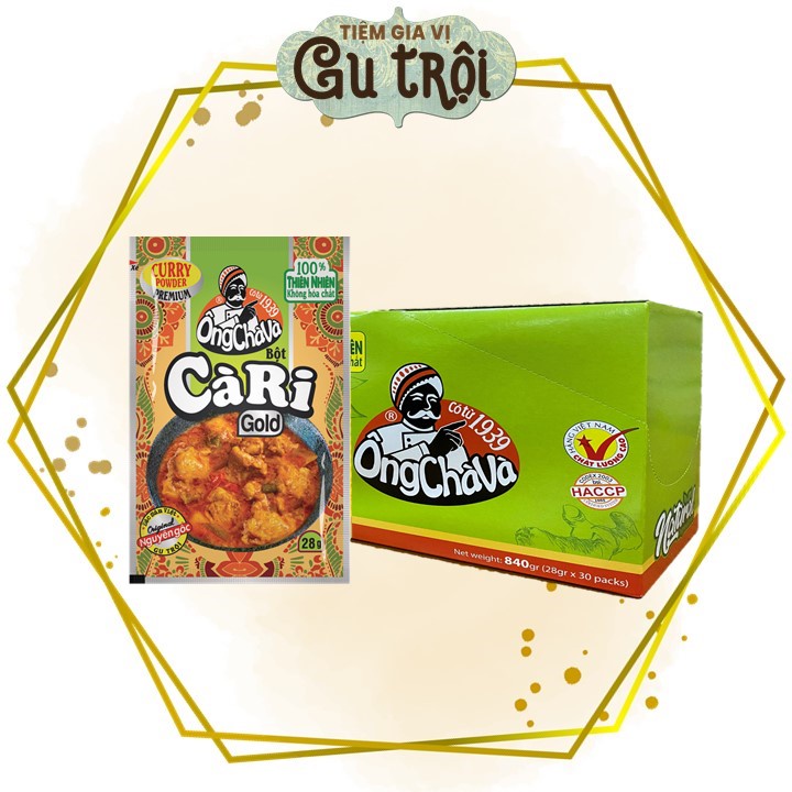 Lốc Bột Cà Ri Gold 28gram (30gói/lốc)
