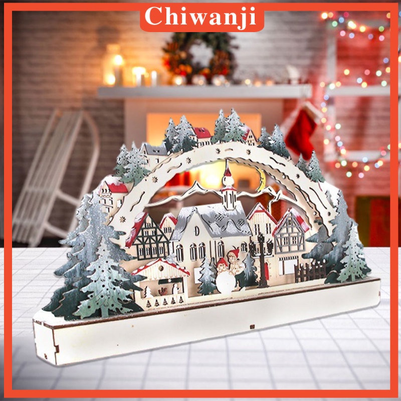 Mô Hình Cây Cầu Giáng Sinh Dùng Trang Trí Nhà Búp Bê