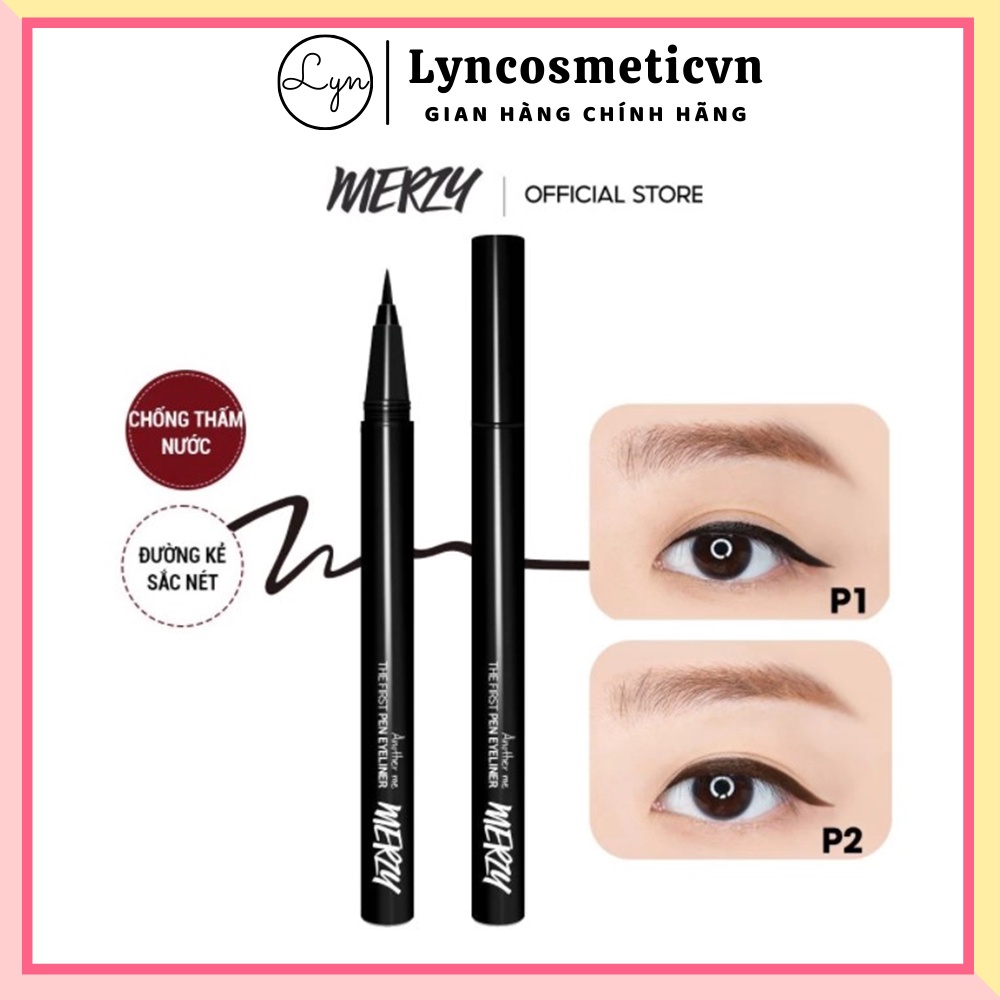 Bút Kẻ Mắt Nước Chống Trôi Merzy Another Me The First Pen Eyeliner 0.5g