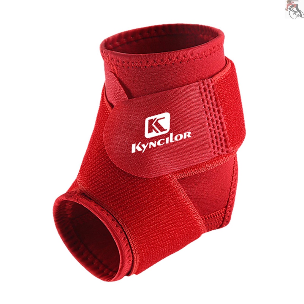 Sport Ankle Support Elastic High Protect Sports Equipment Safety Running Basketball Ankle Brace Support Red&L