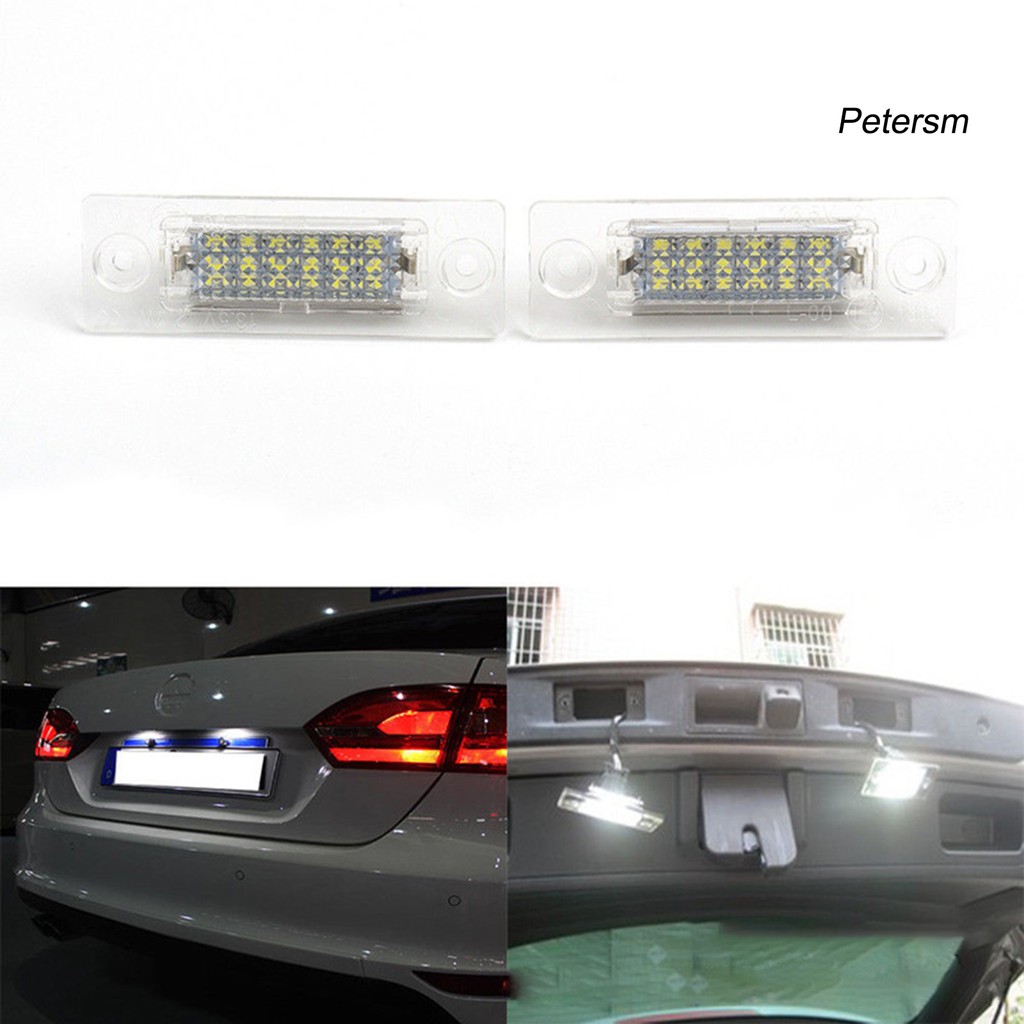 Set 2 Đèn Led Gắn Biển Số Xe Ô Tô Vw Touran / Caddy