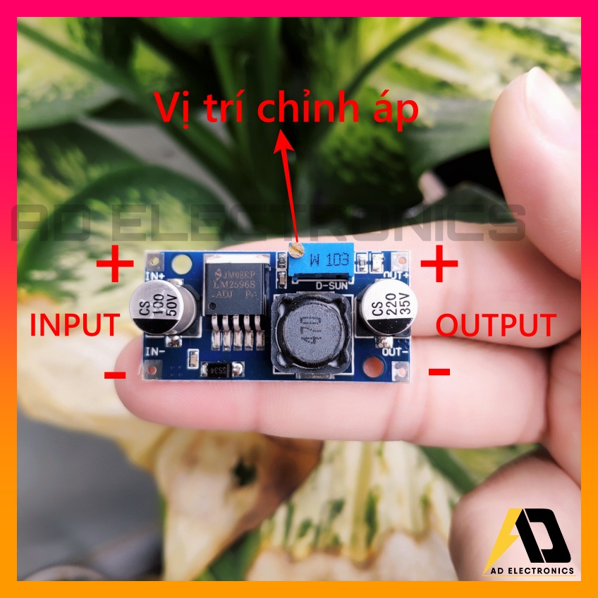 MẠCH HẠ ÁP LM2596 LM2596S LM2596HVS ADJ ĐIỀU CHỈNH ÁP ĐẦU RA 5V/12V/24V MAX 3A