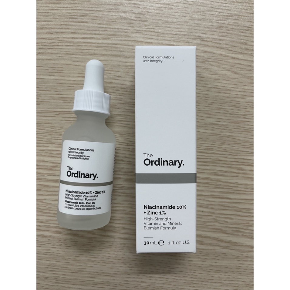 The Ordinary Niacinamide 10% + Zinc 1% – Serum Ngăn Ngừa Mụn, Se Khít Lỗ Chân Lông, Sáng Da 30ml