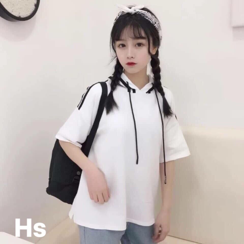 Áo phông nữ có mũ siêu cute