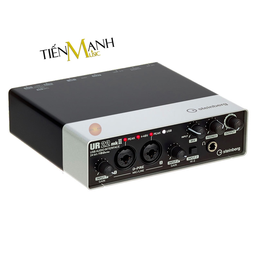 [Chính Hãng, Có Hàng] Soundcard Steinberg UR22 MK2 - Sound Card Bộ Thu Âm Thanh, Livestream MK-II  Audio Interface MKII