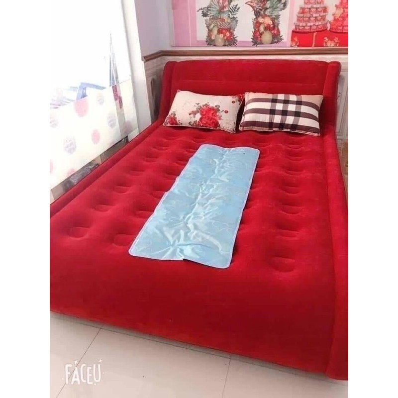 Giường hơi hình ô tô 1m5*2m + giường hơi cao cấp tặng kèm theo bơm điện